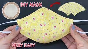 Very Easy Diy Breathable Face Mask S M L From Dish Easy To Make Sewing Tutorial How To Mask Youtube Sewing Easy Diy Easy Face Mask Diy Sewing Tutorials