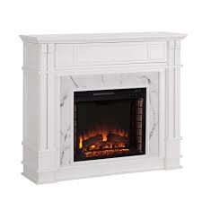 Maybe you would like to learn more about one of these? Highpoint Faux Cararra Marble Electric Media Fireplace White Aiden Lane Target