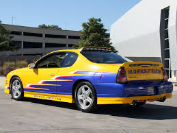 I think they basicaslly decided to build the nascar body to a certain aero spec and therefore had to build a street car to a similar spec. 2006 Chevy Monte Carlo Nascar Pace Car Info Card Transportation Automobilia