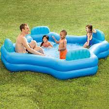 As well as 4 seats there are two. Intex Trading Ltd Swim Center Family Lounge Pool Walmart Canada