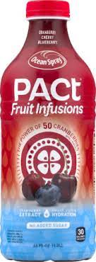 Dillons Food Stores Ocean Spray Pact Fruit Infusions Cranberry Cherry Blueberry Juice 46 Fl Oz