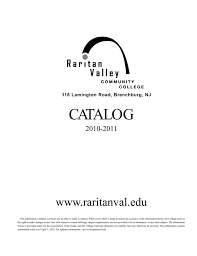 Catalog Raritan Valley Community College