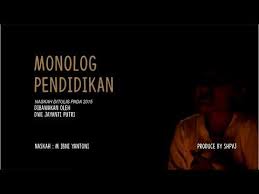 We did not find results for: Monolog Pendidikan Dwi Jayanti Putri Youtube