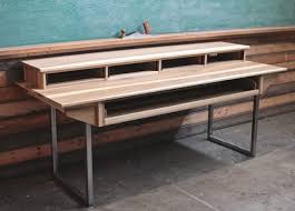 Studio Desk For Audio Video Film Graphic Design Large 88key 84w X 32d X Modern Desks And Hutches Studio Desk Music Desk Studio Furniture