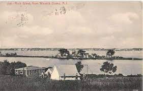 Rock Island From Warwick Downs Warwick Rhode Island 1899 When Parts Of Warwick Were Known As Retreat Communi Rhode Island History Rhode Island Rock Island