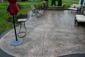 5 Major Benefits Of Concrete Landscaping Landscapingideas Poured Concrete Patio Concrete Patio Designs Concrete Patio