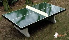 Amsterdam Table Tennis Green Concrete Outdoor Table Tennis Table Ping Pong Table Ping Pong