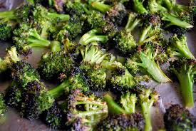 The Best Oven Roasted Broccoli Vegan The Live In Kitchen Scatter the parmesan evenly over the broccoli.
