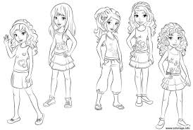 Mia emma andrea stephanie and olivia can make things happen. Coloriage Lego Friends