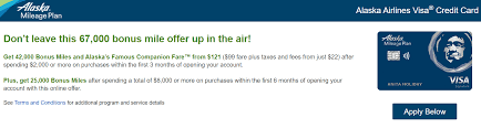 Alaska airlines gift card amazon. Bank Of America Alaska Airlines Card 67 000 Mile Offer Doctor Of Credit