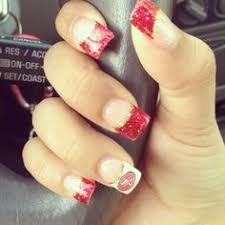 49er Nails 49ers Nails Football Nail Designs Pretty Nails