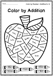 This Product Includes Two Cute Back To School Themed Color By Code Worksheets Kids Math Worksheets Kindergarten Worksheets Printable Math Coloring Worksheets