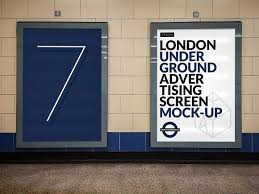 London Underground Screen Mockups 13 London Underground Underground Advertising Poster