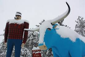 The legend of blue ox. Paul Bunyan Babe The Blue Ox Bild Von Paul Bunyan And Babe The Blue Ox Bemidji Tripadvisor