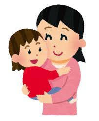 子供を抱っこしているお母さんのイラスト「息子・娘」 | かわいい ...