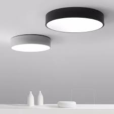 White round led energy star flat panel ceiling flush mount fixture with selectable color temperature. Simple Ceilng Light Flush Mount Led Ceiling Light Fixtures Lampara De Techo Round Surface Mount Led Lights Ceiling Lights Aliexpress