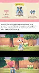 Blue Lunar Dress Animal Crossing New Animal Crossing Animal Crossing Qr