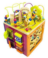 Amazon Com B Zany Zoo Toys Games Zany Zoo Activity Cube Kids Toys For Christmas