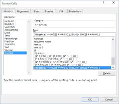 How to apply formatting to text in excel. Custom Cell Format Microsoft Excel 2016