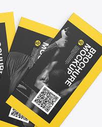 Psd mockups contain special layers and smart objects for your design. Brochures Mockup In Stationery Mockups On Yellow Images Object Mockups