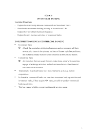 Macquarie has hired 14 investment bankers since january, it said in a statement to reuters, adding it has the largest investment banking team in australia with over 200 bankers. Topic 9 Investment Banking Studocu