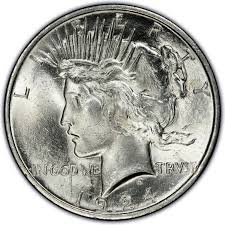 1924 Peace Dollar Values And Prices Past Sales