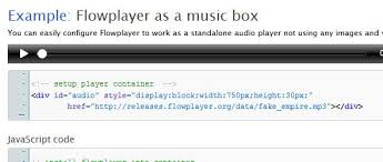 If it is, we call the audio element's play() method; Free Music Players For Website And Blog Designmodo