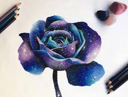 Pin By Cheapwallarts Com On For Jermaine In 2021 Flower Drawing Galaxy Flowers Galaxy Drawings