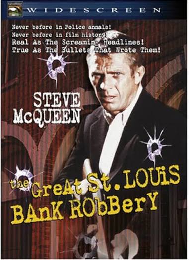 Amazon.com: Great St. Louis Bank Robbery, The [DVD] : Steve McQueen, Crahan  Denton, David Clarke: Movies & TV