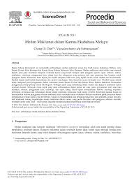 Ünlü ve amatör yazarlardan en güzel makna explanation dalam bahasa melayu kitapları incelemek ve satın almak için tıklayın. Pdf Medan Maklumat Dalam Kamus Ekabahasa Melayu