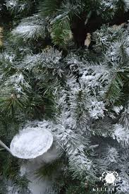 Sooo why not use flocking ?? How To Flock A Christmas Tree Kelley Nan