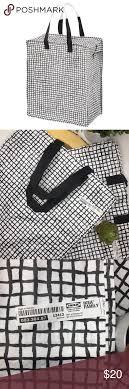 Nwt Set Of 2 Ikea Knalla Tote Bag With Zipper Tote Bag Tote Bags