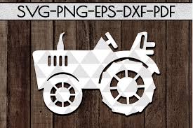 Download Farm Tractor Papercut Template Rustic Farm Decor Pdf Svg By Mulia Designs Thehungryjpeg Com 3D SVG Files Ideas | SVG, Paper Crafts, SVG File
