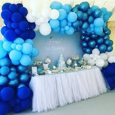 Balloon Balloon Arch 1st Birthday Decoration Ideas For Boy Baby Shower Baby Boy Festa Compleanno Decorazioni