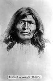 Chiricahua Apache chief Victorio. New Mexico. Photo by Noah H. Rose.  1880-1890.
