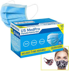Masks and disposable items are final sale once the package has been opened. Amazon Com 1 Reusable 55 Pack Disposable Face Mask Office Industrial 3 Ply Layer Filter System With Earloops Outdoor Facial Protection Packed In 11 Individual Packs Of 5 Health Personal Care