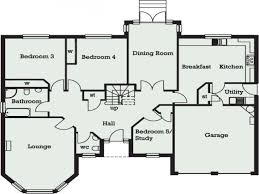 This bungalow features a combination of a classic and a modern house. 5 Bedroom Modern House Plans Single Story Novocom Top
