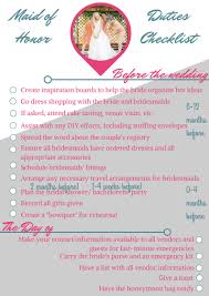 30 Steps To Being The Ideal Maid Of Honor Wedding Checklist Timeline Maid Of Honor Wedding Checklist