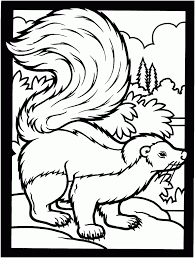 Free Printable Skunk Coloring Pages For Kids Animal Coloring Pages Coloring Pages For Kids Toddler Coloring Book