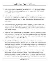 Grade 9 algebra word problems age problems with two unknowns or variables example: Easy Multi Step Word Problems