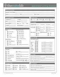 Checklist Apartment Hunting Apartment Hunting Checklist Apartment Hunting Apartment Checklist