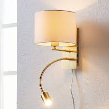 Messingfarbene Wandlampe Florens M Led Leseleuchte Lampen Led Leselampe Und Wandleuchte