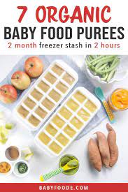 7 Organic Baby Food Recipes For 20 Complete Guide Baby Foode Baby Food Recipes Vegetable Baby Food Recipes Organic Baby Food