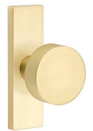 Buy brass door handles at screwfix.com. Emtek Round Door Knob With 1 5 Inch X 5 Inch Stretto Rosette Direct Door Hardware