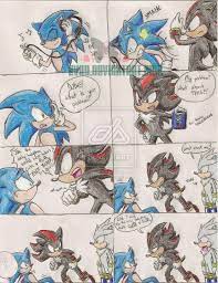 Shadow S The Only Hedgehog That Is Cute And Fluffy Around Here Sonic And Shadow Sonic Funny Shadow The Hedgehog