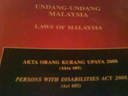 Sedia maklum, mengikut akta orang kurang upaya 2008, oku termasuklah mereka yang mempunyai kekurangan jangka panjang fizikal, mental, intelektual atau deria yang apabila berinteraksi dengan pelbagai halangan, boleh menyekat penyertaan penuh dan berkesan mereka dalam masyarakat. Akta Orang Kurang Upaya Oku 2008 Akta Orang Kurang Upaya Flickr