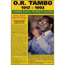 His mother, julia, was the third wife of mzimeni tambo, son of a farmer and an assistant salesperson at a local trading store. Tambo Foundation On Twitter Today We Celebrate The Life And Legacy Of Oliver Reginald Kaizana Tambo President Leader Visionary Father Tambo100 Rememberortambo Https T Co Zxhbpommmy
