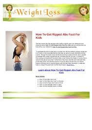 Kids that have abs (page 1) 31 best little girls with abs images on pinterest | crossfit women, muscle girls and abdominal. How To Get Ripped Abs Fast For Kids