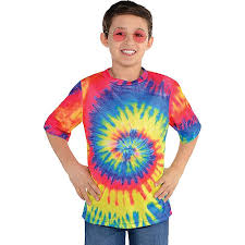 Use the colors of your choice and create beautiful patterns. Child 60s Hippie Tie Dye T Shirt Party City