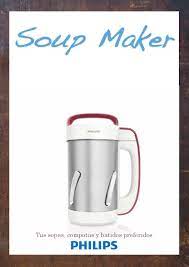 Recetario Philips Soup Maker Soup Maker Soup Maker
